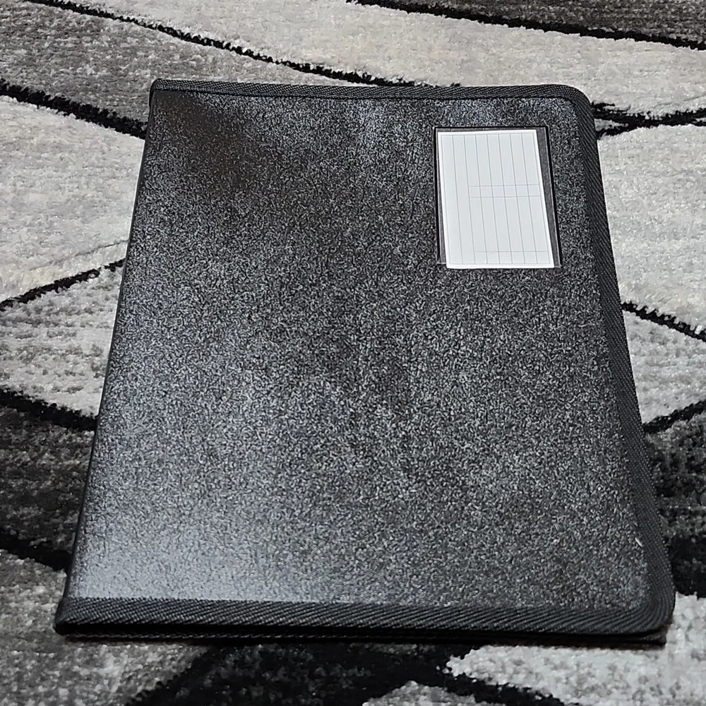 OFFICE DEPOT BLK EASEL PRESENTATION PROTFOLIO WEEKLY PLANNERPAD & ADHESI…